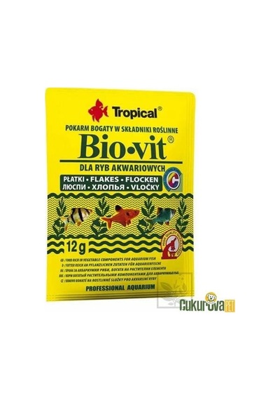 Tropical Bio-vit 12 Gr Balık Yemi