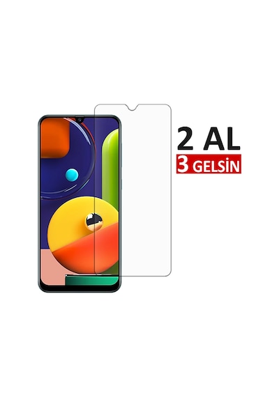 Samsung Uyumlu A50s Kırılmaz Ekran Koruyucu Temperli Cam