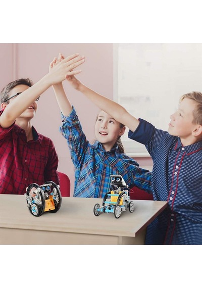 Sillbird Güneş Enerjili Robot Çocuk Oyuncağı 12'si 1 Arada Stem Inşaat Seti, 190 Parça 8 Yaş Ve Üzeri Akıllı Oyuncaklar