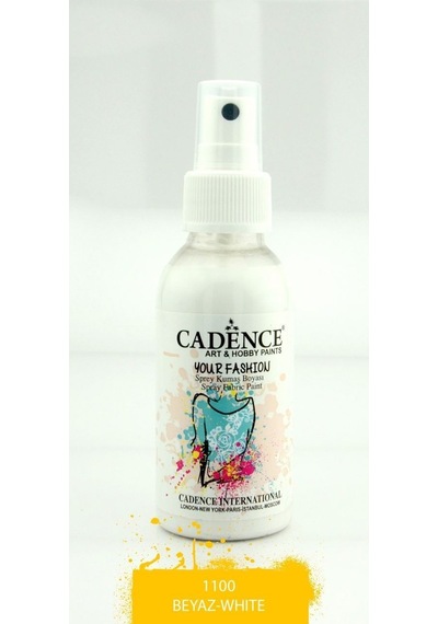 Cadence Your Fashion Sprey Kumaş Boyası 100Ml - 1100 Beyaz