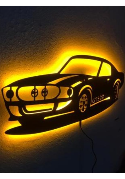 Araba Led Işıklı Tablo (523524751)