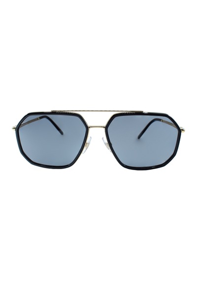 Dolce&Gabbana 2285 02/81 60 Erkek Gold Geometrik Çerçeve Güneş Gözlüğü