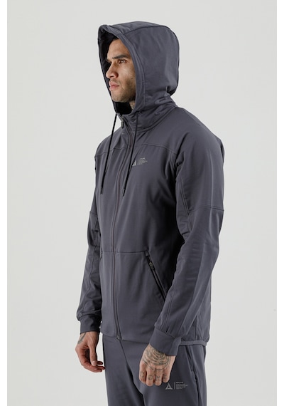 Airlife Sportswear Tam Boy Fermuarlı Erkek Kapüşonlu Eşofman Takımı Titanyum Antrasit