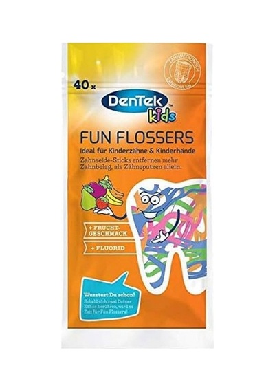 Dentek Fun Flossers Kids Renkli Diş Arası 40lı