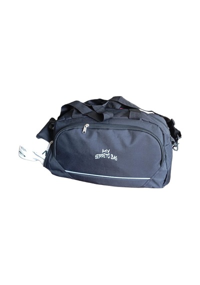 Mygeppetobag Çok Gözlü Ayakkabı Bölmeli, Spor Salonu Antrenman Spor Çantası Siyah