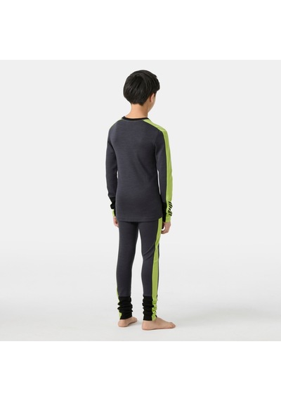 Helly Hansen Jr Lıfa Merıno Mıdweıght Termal İçlik Takım Gri
