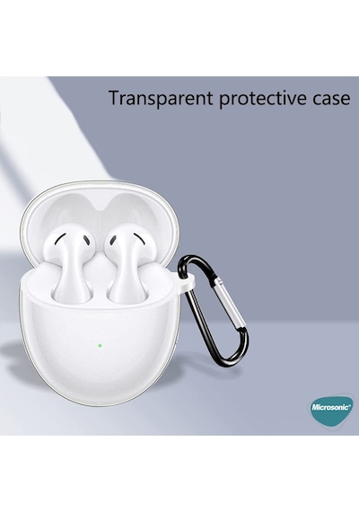 Microsonic Huawei FreeBuds 5 Kılıf Transparent Clear Soft Şeffaf