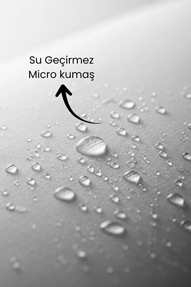 Sıvı Geçirmez Microfiber Yastık Alezi - Su Geçirmez Yastık Koruyucu 50x70 Cm Beyaz