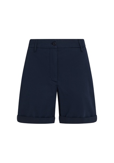 Tommy Hilfiger Co Blend Gmd Chıno Short Kadın Mavi Şort - Ww0ww42457 Mavi