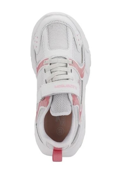 Slazenger KENDALL Çocuk Cırt  Cırt lı Beyaz - Pembe Günlük Spor Ayakkabısı