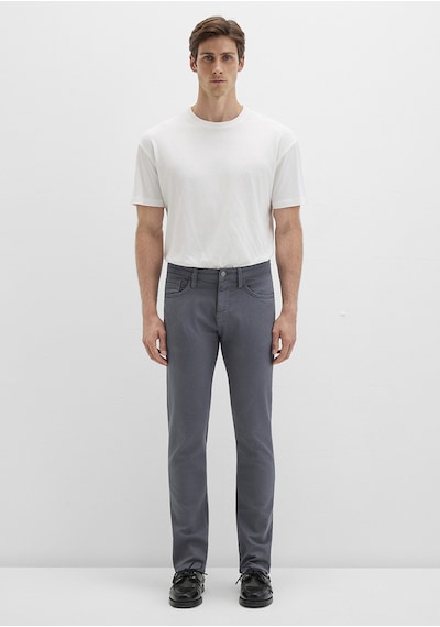 Mavi - Jake Sisli Gri Gabardin Pantolon 0042290683 Gri