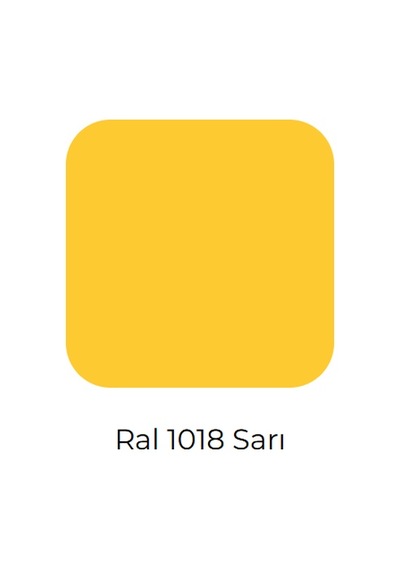 Akçalı Vual - Ral1018 Sarı Parlak Akrilik Sprey Boya 400 Ml Made İn Germany Ral1018