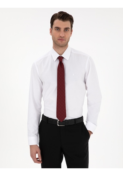 Pierre Cardin Erkek Beyaz Gömlek Basic 50307198-vr013 Beyaz