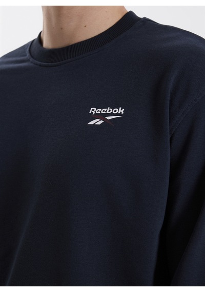 Reebok P00005740004 Id Rlx Clss Sl Crew Lacivert Erkek Sweatshirt