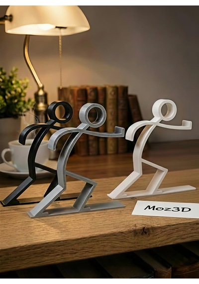 Stickman Figürlü Kitap Tutucu Modern Ve Eğlenceli Tasarım