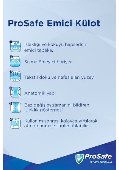 Külotlu Yetişkin Hasta Bezi Emici Külot Xlarge 30'lu XL