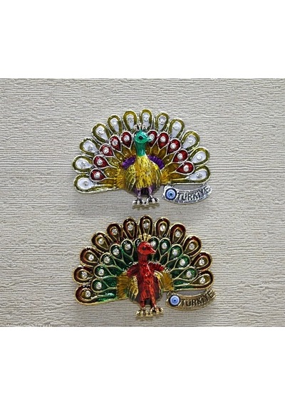 Just Cheap Store Swaroski Tavuskuşu Magnet Alk3852