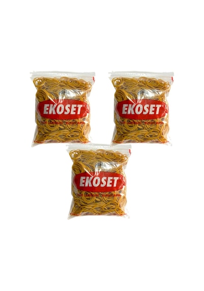 Kauçuk Paket Lastiği Küçük Boy 40mm 3 Bin Adet Natural Renk