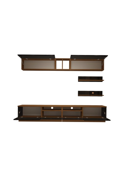 Decoraktiv Trendstyle 5220s Slm Tv Ünitesi Tv Sehpası Ceviz - Siyah