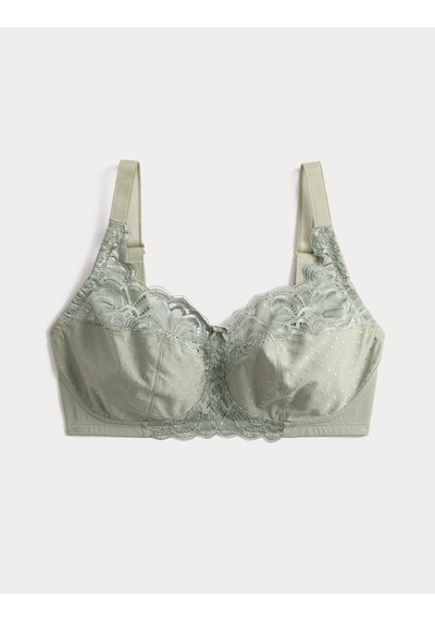 Marks & Spencer Amelia Balensiz Destekli Büyük Beden Sütyen T33008044 Yeşil