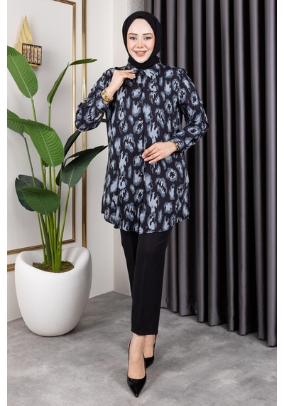 Hira Life Fashion Kadın Tesettür Giyim Ve Spor Giyime Uygun Düğme Detaylı Şık Desenler Dokuma Viskon Gömlek-tunik Gri 3 Gri 3 Hira Life Fashion Kadın Tesettür Giyim Ve Spor Giyime Uygun Düğme Detaylı Şık Desenler Dokuma Viskon Gömlek-tunik Gri 3 Gri 3