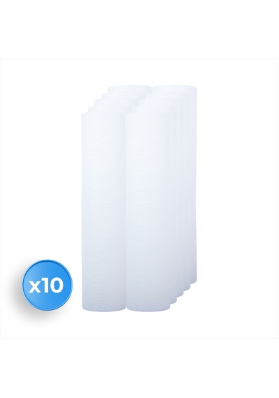 Açık Kasa Su Arıtma Cihazı Sediment Spun Filtre 10 Adet