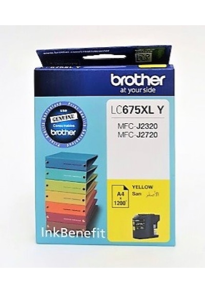 Brother Lc675Xl Y Sarı Kartuş 1.200 Sayfa Kapasiteli