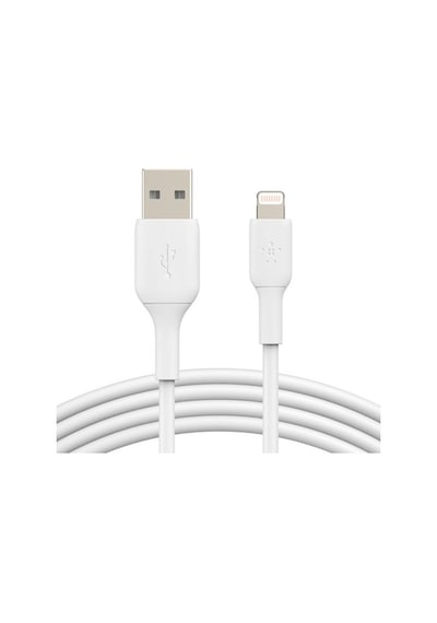 Belkin Apple Uyumlu iOS Lightning Hızlı Şarj Ve Data Kablosu 1M Beyaz (433550638)