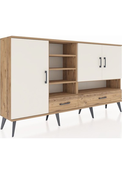 Arges Konsol 8 Raflı 2 Çekmeceli 3 Kapaklı 176x30x99 Çam-aytaşı/çam Aytası/atlas Çam - Atlas Çam Arges Konsol 8 Raflı 2 Çekmeceli 3 Kapaklı 176x30x99 Çam-aytaşı/çam Aytası/atlas Çam - Atlas Çam