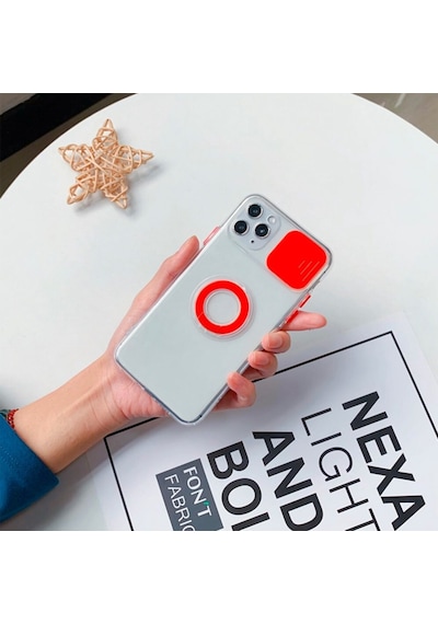 Ally Apple Uyumlu iPhone 11 Pro 5.8Inç Kilif Sürgülü Kamera Lens Korumali Yüz 124794915 - Renk / Siyah