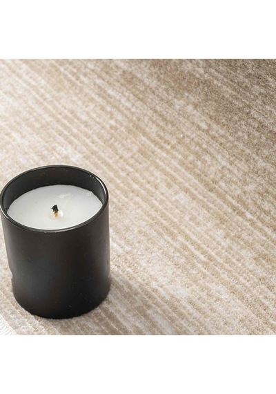 Düz Bej Kahve Yatay Çizgili Modern Halı - Ns5119kv Bej - Kahve