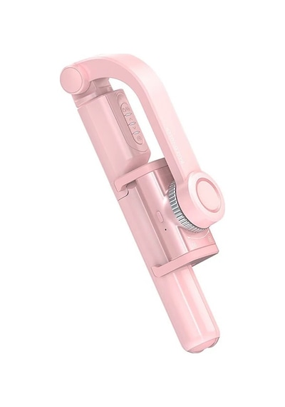 Baseus Lovely Bluetooth Selfie-özçekim Tripod Çubuğu Monopod- 5775 - Pembe
