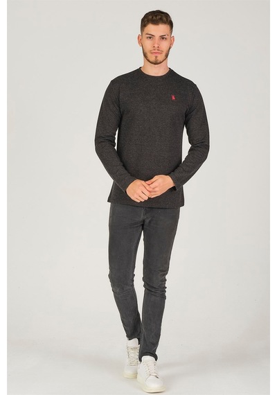 V4001 Dewberry Erkek Sweatshırt-siyah Siyah
