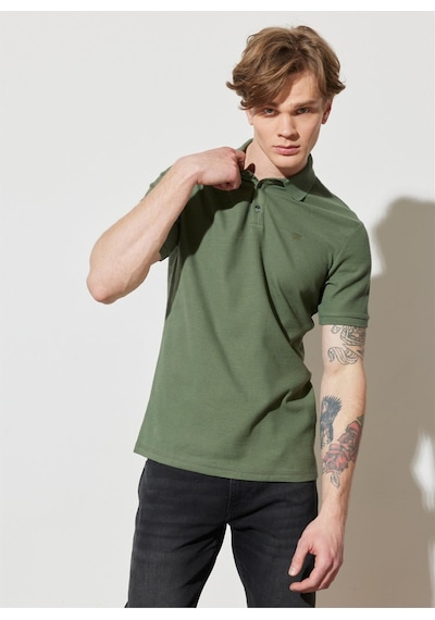 Wrangler Erkek Polo T Shirt W231325801 Haki