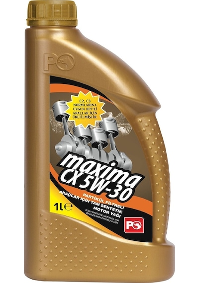 Petrol Ofisi Maxima CX 5W-30 Tam Sentetik Motor Yağı 1 L
