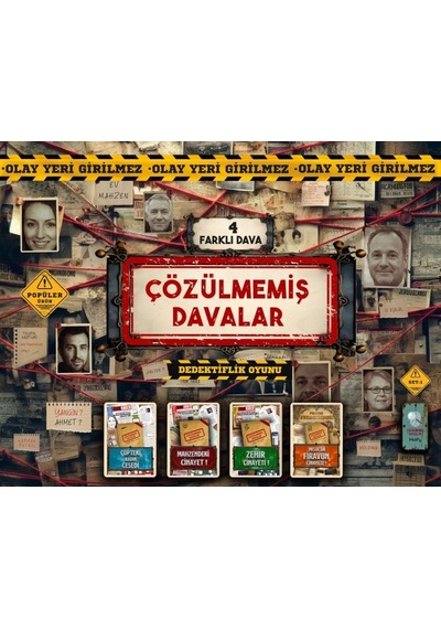 Çözülmemiş Davalar Kutulu Set 1