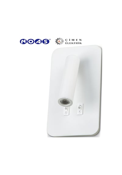 Noas Yl85 1732 Beyaz Kasa Ronda Led Dekoratif Aplik 3+7w 3200k Gün Işığı Beyaz