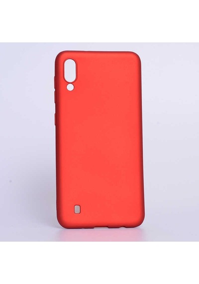 Noktaks - Samsung Galaxy Uyumlu M10 - Kılıf Mat Renkli Esnek Premier Silikon Kapak - Lacivert