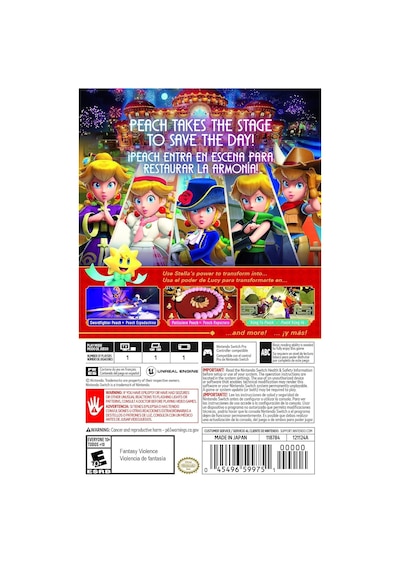 Princess Peach : Showtime Nintendo Switch Oyun