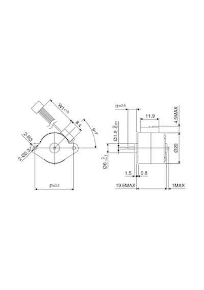 Step Motor Pm20L-020-Zgx7