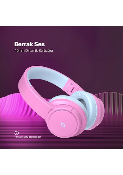 Soundbuddy 3 Kulaküstü Kablosuz Bluetooth Çocuk Kulaklığı - 2km171