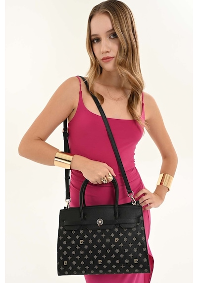 Pierre Cardin Monogram Kadın Omuz Çantası 05pc26y10318-mn Siyah