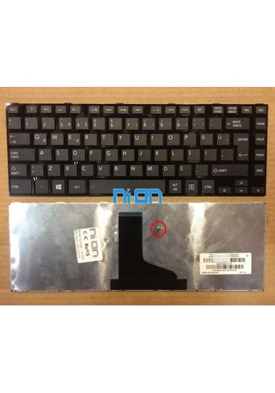 Nion Toshiba Satellite P835 , Satellite P835d Notebook Klavye Siyah Tr