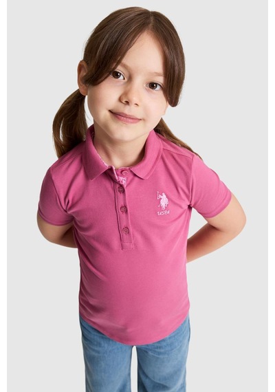U.S. Polo Assn. U.s. Polo Assn. Çocuk Tişört Fusya