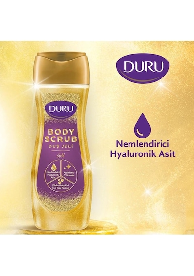 Duru Body Scrub Duş Jeli, Gold, 450 Mililitre Diğer