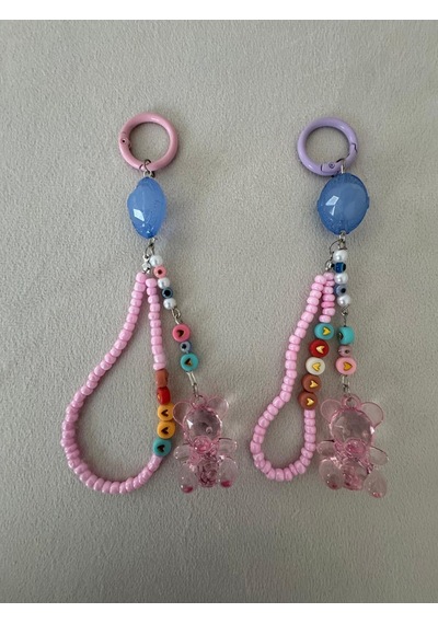 Pembe Çanta Anahtarlık Charmı