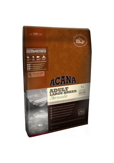 Acana Heritage Adult Large Breed Büyük Irk Tahılsız Yetişkin Köpek Maması 17 KG