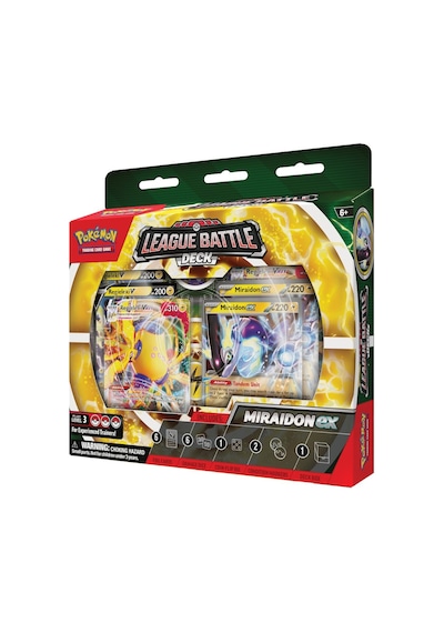 Pokemon Kart League Battle Deck N23 Miraidon Ex Ve Regieleki Vmax 60 Kart Zarlar Kutu Online Kod