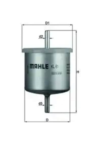 Ford Mondeo 2 Yakit Filtresi 2.0 1997-2000 Mahle Kl61