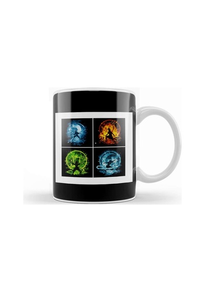 Avatar The Last Airbender Element Kupa Bardak Porselen Karışık